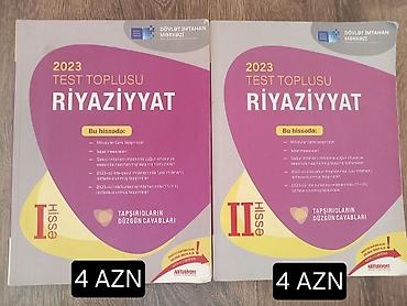 sintezator satılır: 1.Fizika 2025 topluları hərəsi 9 manata alınıb, içində sadə qələmlə — 3