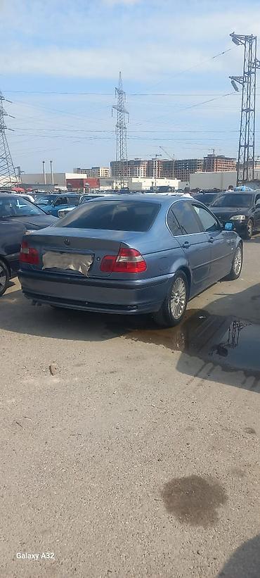 BMW: BMW 3 Series E46 sedan - Kuzov: 4 qapılı sedan, mavi/metalik rəng - — 4