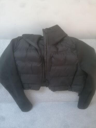 zimska tirkiz jaknica paperje perje: Zara, S (EU 36), Jednobojni, Bez postave