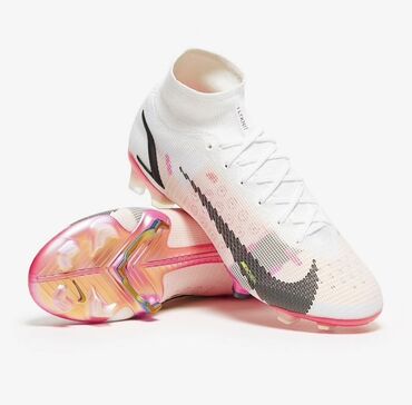 золотой мяч: Бутсы Nike Mercurial Superfly с верхом белого цвета, дополненные