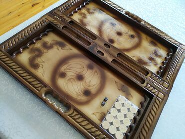 Nərdlər: Nərd Nerd Nərd Nerd taxta Qoz ağacından hazırlanmış əl işi olan — 4