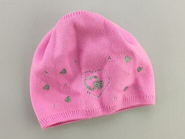 czapka na drutach dla dziecka: Czapka, 11 lat, 55-58 cm, stan - Idealny