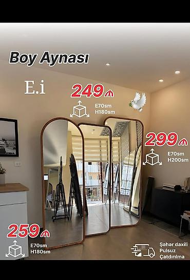 Güzgülər: Güzgü Döşəmə üstü, Çərçivə ilə — 1