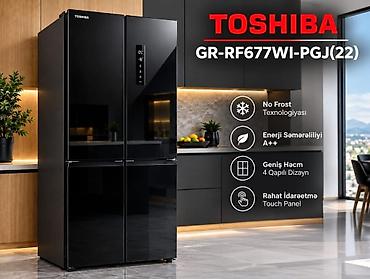 nn telecom: Toshiba GR-RF677WI-PGJ(22) dondurucu-kombi soyuducu - No Frost — 1