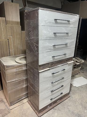 Комоды для одежды: Комод для одежды, Новый, Без зеркала, ЛДСП, цвет - Голубой, Коричневый, Бежевый, Бесплатная доставка — 10