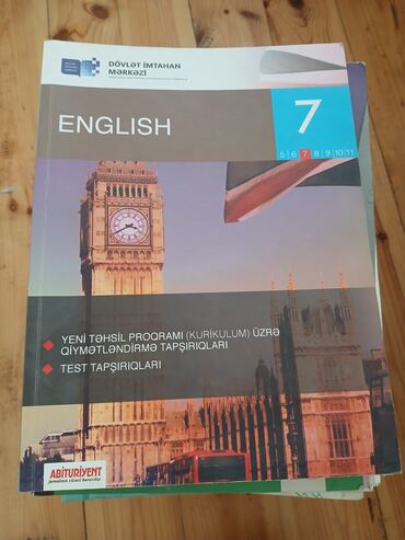 Testlər: İngilis dili Testlər 7-ci sinif, DİM, 2-ci hissə, 2001 il