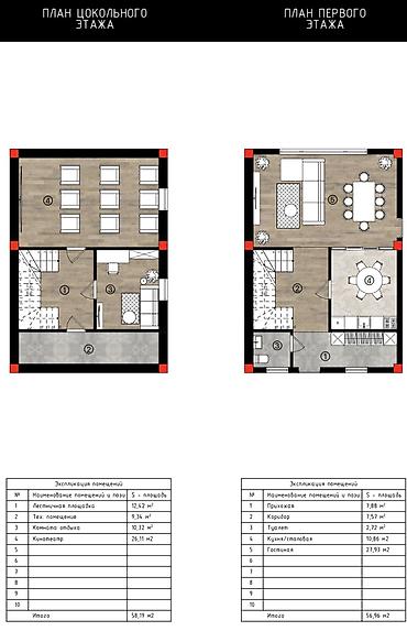 4: ✅ В продаже Таунхаус в районе ТРЦ Ала-Арча с Бассейном и Террасой • — 4