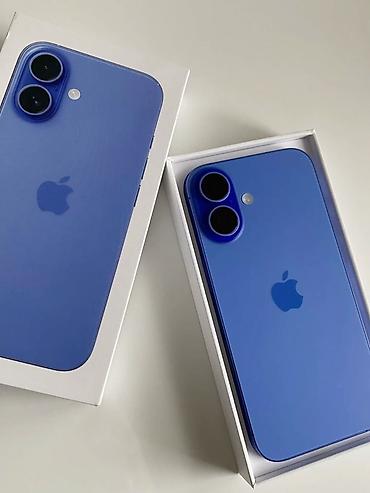 IPhone 16, 128 GB, Mavi lalafo.az -da IPhone 16, 128 GB, Mavi