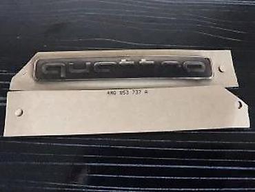 Auto delovi, gume i tjuning: Quattro znak original. Originalan samolepljiv ispupcen znak quattro za — 6