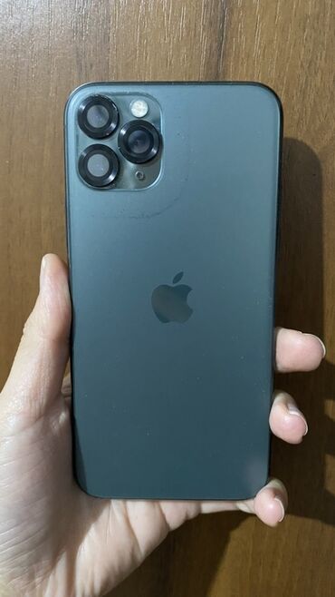 реплика айфон 11: IPhone 11 Pro, Б/у, 256 ГБ, Matte Midnight Green, Чехол, 72 %