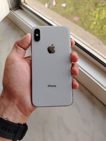peç satışı: IPhone X, Gümüşü, Face ID