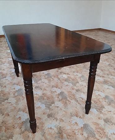 Klassik üslubda taxta masa - Material: bərk ağac, tünd qəhvəyi rəngli lalafo.az -da Klassik üslubda taxta masa - Material: bərk ağac, tünd qəhvəyi rəngli