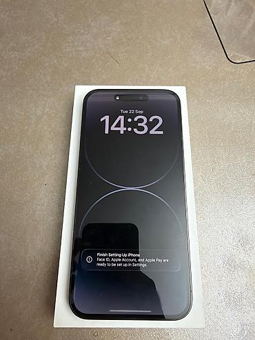 iphone 14 pro max 512gb: IPhone 14 Pro Max, 128 GB, Black Titanium, Face ID — 6