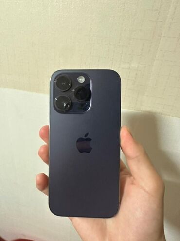 обменяю на айфон: IPhone 14 Pro, Колдонулган, 256 ГБ, Deep Purple, 93 %