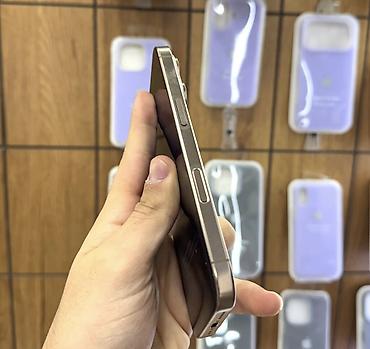 iphone es5: IPhone 16 Pro, 256 GB, Desert Titanium, Zəmanət, Simsiz şarj, Face ID — 2