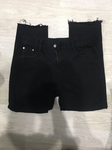 doski 40 kh 30 sm lakovye: Брюки New Jeans, L (EU 40), цвет - Черный