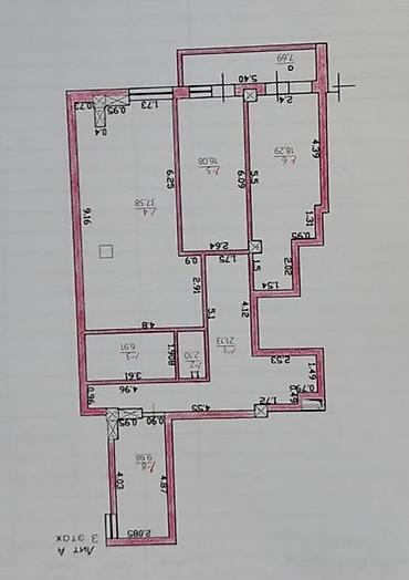 platinum park: 3 комнаты, 120 м², Элитка, 3 этаж, ПСО (под самоотделку) — 4
