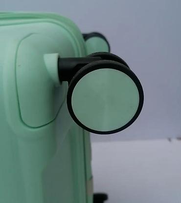 Putni koferi i torbe: Tvrdi kofer na točkiće – mint zelena boja - Kompaktna veličina — 2