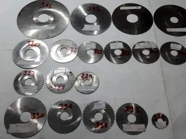 delimano ostrac za nozeve: Testerasta pločasta glodala 0,7mm, 0,6mm, 0,5mm, 0,4mm – razne