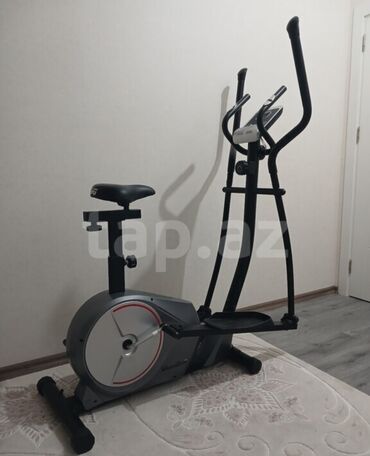 qaçış trenajorları: Elliptik trenajor və velosipedin funksiyalarını birləşdirən idman