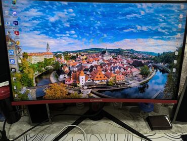 grafik planşet: Rampage 24" 144Hz 1 ping curved monitor. Ölü piksel yoxdur, səliqəli