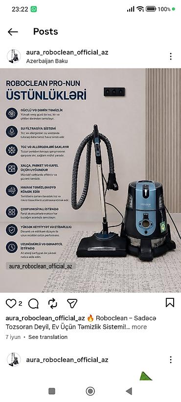 Məişət texnikası: Roboclean Pro – Ev üçün çoxfunksiyalı təmizlik sistemi - Güclü və — 2