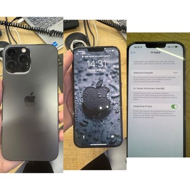 2 əl telefonlar: IPhone 13 Pro Max, 128 GB, Barmaq izi, Face ID