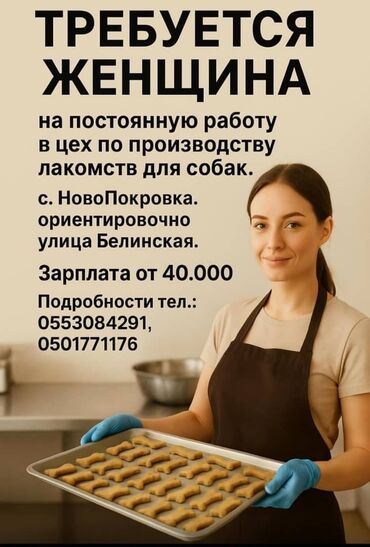 неполный рабочий день работа: Талап кылынат Таңгактоочу, Төлөм Ай сайын, Тажрыйбасыз