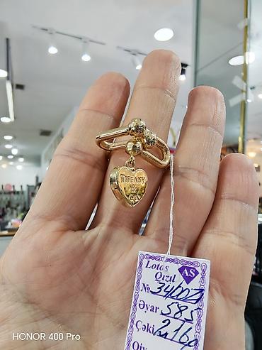 zergerlik: Toy, Üzük, Tiffany, Sarı qızıl, 585 Əyar, Qaşsız — 8
