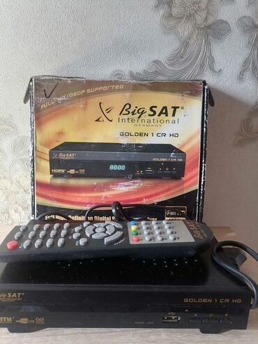 тарелка спутниковая цена: Спутниковый тюнер Big Sat Golden1 CR Hd. Тюнер в отличном рабочем