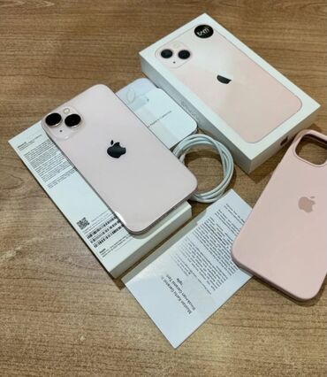 Apple iPhone: IPhone 13, 128 GB, Çəhrayı, Sənədlərlə
