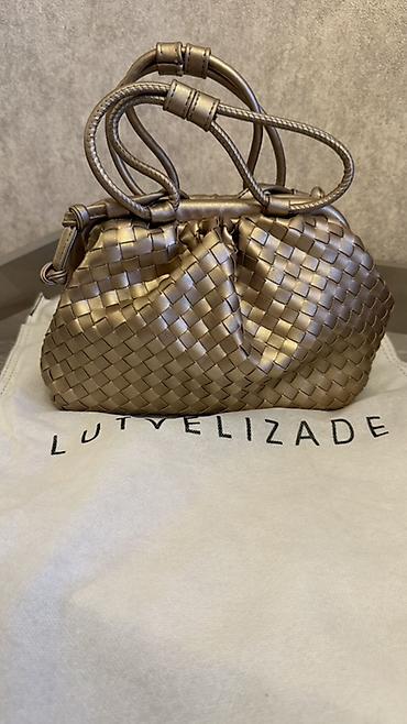 Çantalar: Lutvelizade toxuma dizaynlı çanta - Material: yumşaq toxumalı (basket — 1