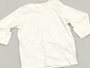 biała gładka bluzka: Blouse, H&M, 6-9 months, condition - Perfect