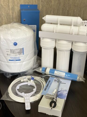 Фильтры для питьевой воды: Фильтр для питьевой воды, Кол-во ступеней очистки: 7, Бесплатная установка, Объем бака: 10 литров, Тип очистки: Система обратного осмоса, Бренд: Clean water — 9