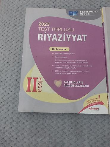 Riyaziyyat 11-ci sinif, 2023 il lalafo.az -da Riyaziyyat 11-ci sinif, 2023 il