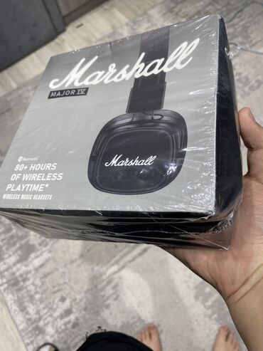 Наушники: Накладные, Marshall, Новый, Беспроводные (Bluetooth), Классические