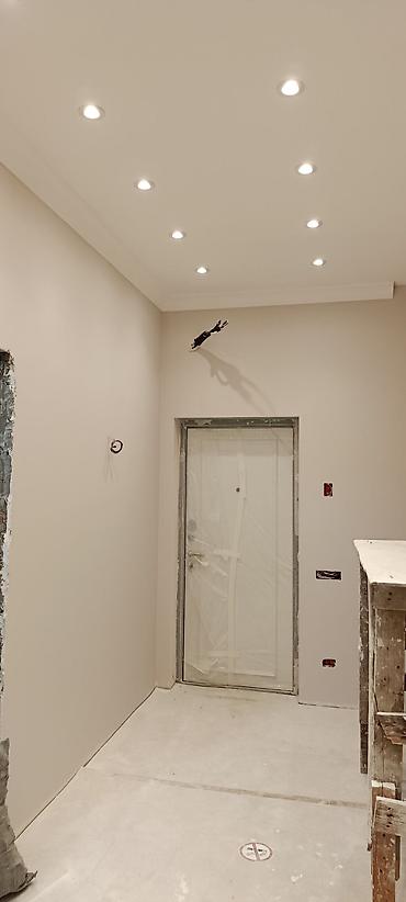 Elektrik işləri: MALYAR. İSLERİ. EV. TEMİRİ - Gipskarton tavanlarda LED spot və — 7