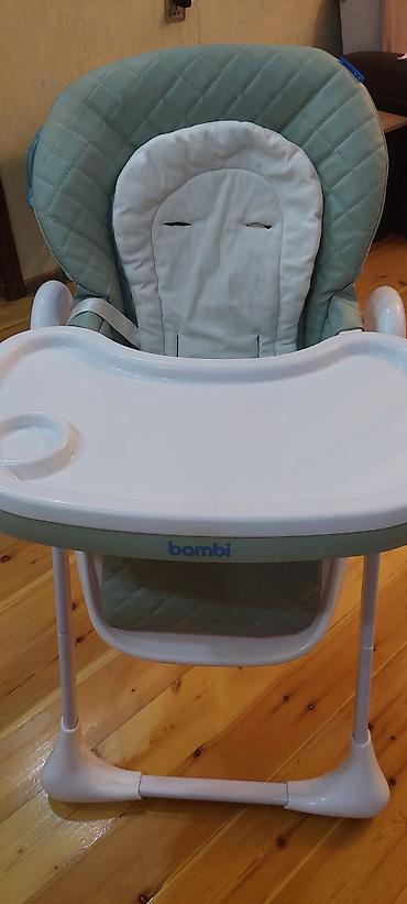 avent süd sağan: Uşaq yemək stolu – Bambi M3890 - Rəng: açıq yaşıl/krem - Tənzimlənən — 2