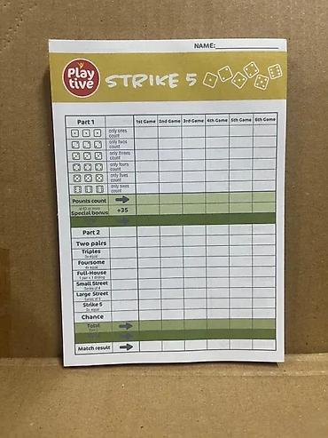 Društvene igre: Playtive Strike-5 – društvena igra sa kockicama - Klasik za porodičnu — 5