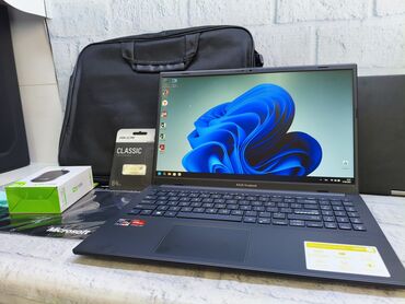 ско: Ультрабук, Asus, 16 ГБ ОЗУ, AMD Ryzen 5, 15.6 ", Новый, Для работы, учебы, память SSD