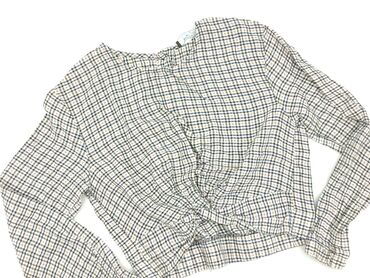 koszula w kratę i spódniczka: Women's blouse, Bershka, size S (EU 36)