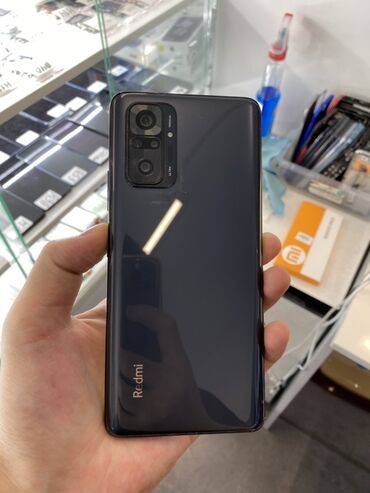 не рабочий телефоны: Redmi, Redmi Note 10 Pro, 128 ГБ, түсү - Кара