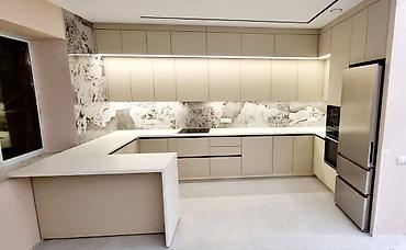 Sifarişlə mətbəx mebeli: Sifarişlə mətbəx dəsti, MDF — 4