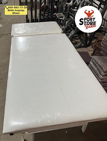taxt qravat: Yeni, Kosmetoloji kuşetka, Qatlanmayan, rəng - Ağ — 3