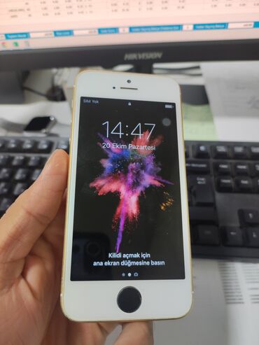 irshad telecom iphone 8: IPhone 5s, Qızılı, Barmaq izi