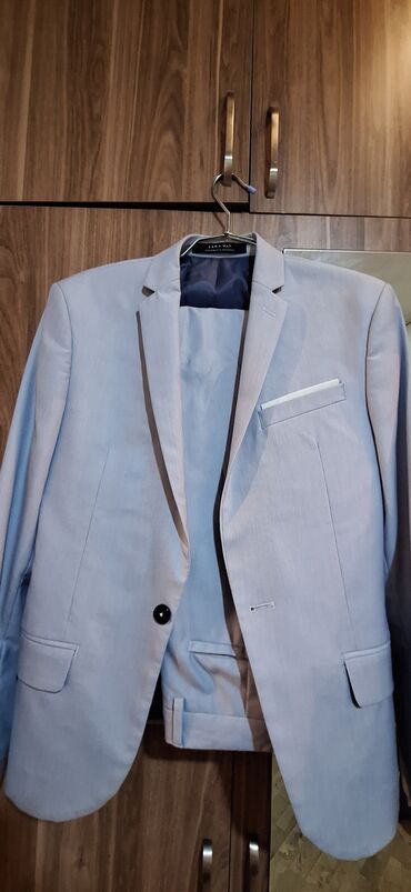 флисовые мужские спортивные костюмы: Мужской костюм, Демисезон, Zara, цвет - Голубой at lalafo.az флисовые мужские спортивные костюмы: Мужской костюм, Демисезон, Zara, цвет - Голубой