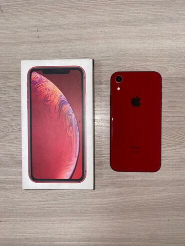 рассрочка телефон айфон: IPhone Xr, Б/у, 128 ГБ, Красный, Защитное стекло, Коробка, 78 %