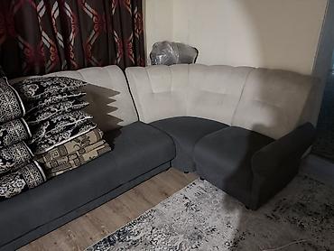 sofa: Угловой диван, C подушками — 1