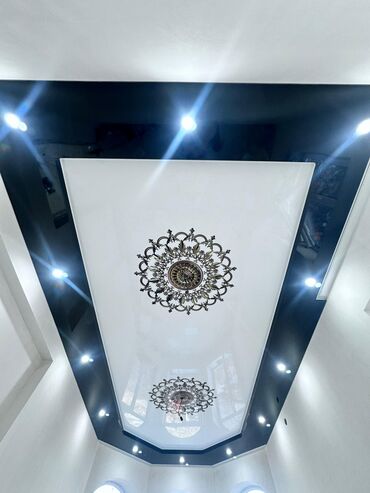 Натяжной потолок: Натяжной потолок Глянцевое, Матовое, 3D потолки Бесплатный замер, Гарантия, Монтаж — 19