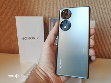 продаю телефон редми: Honor 70, Колдонулган, 128 ГБ, түсү - Боз, 2 SIM